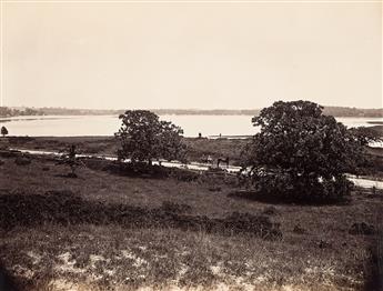 (NEW YORK.) Group of mammoth photographic views of early Shelter Island.